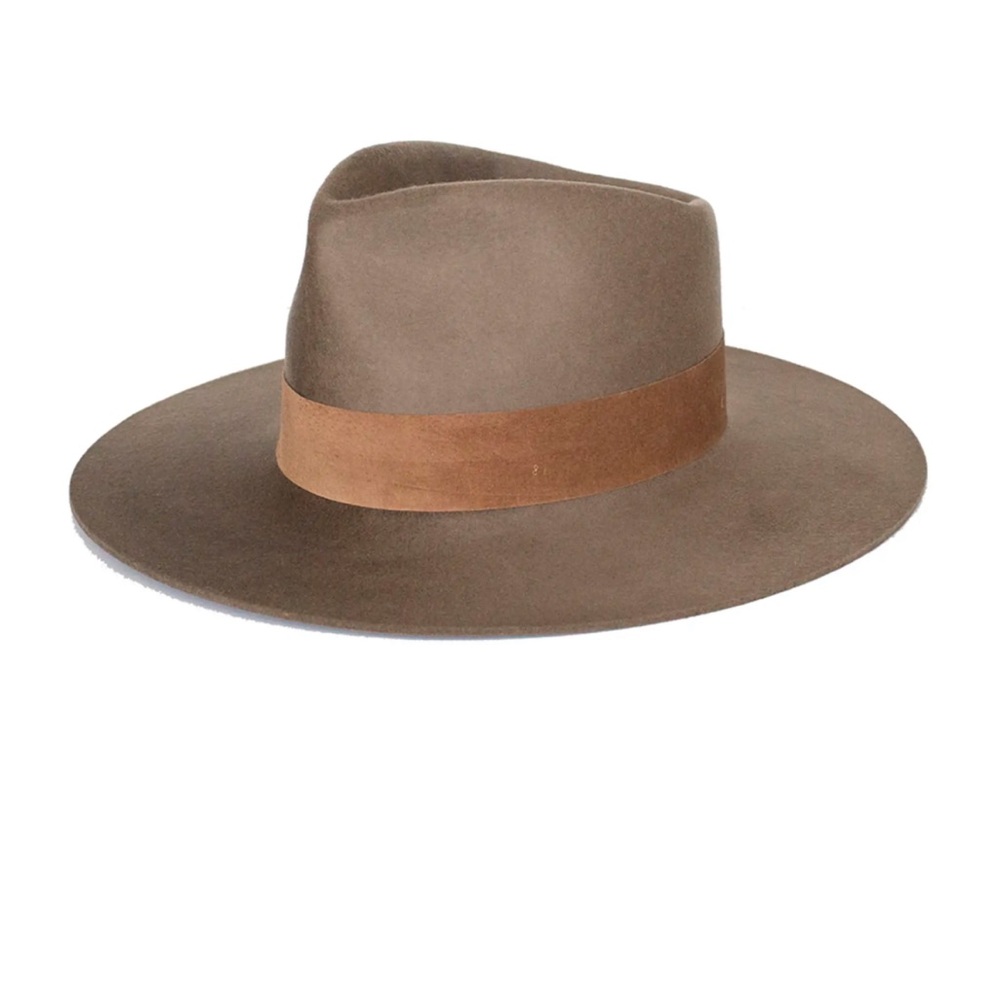 Janessa Leone ALARA Fedora Hat with Brown Band